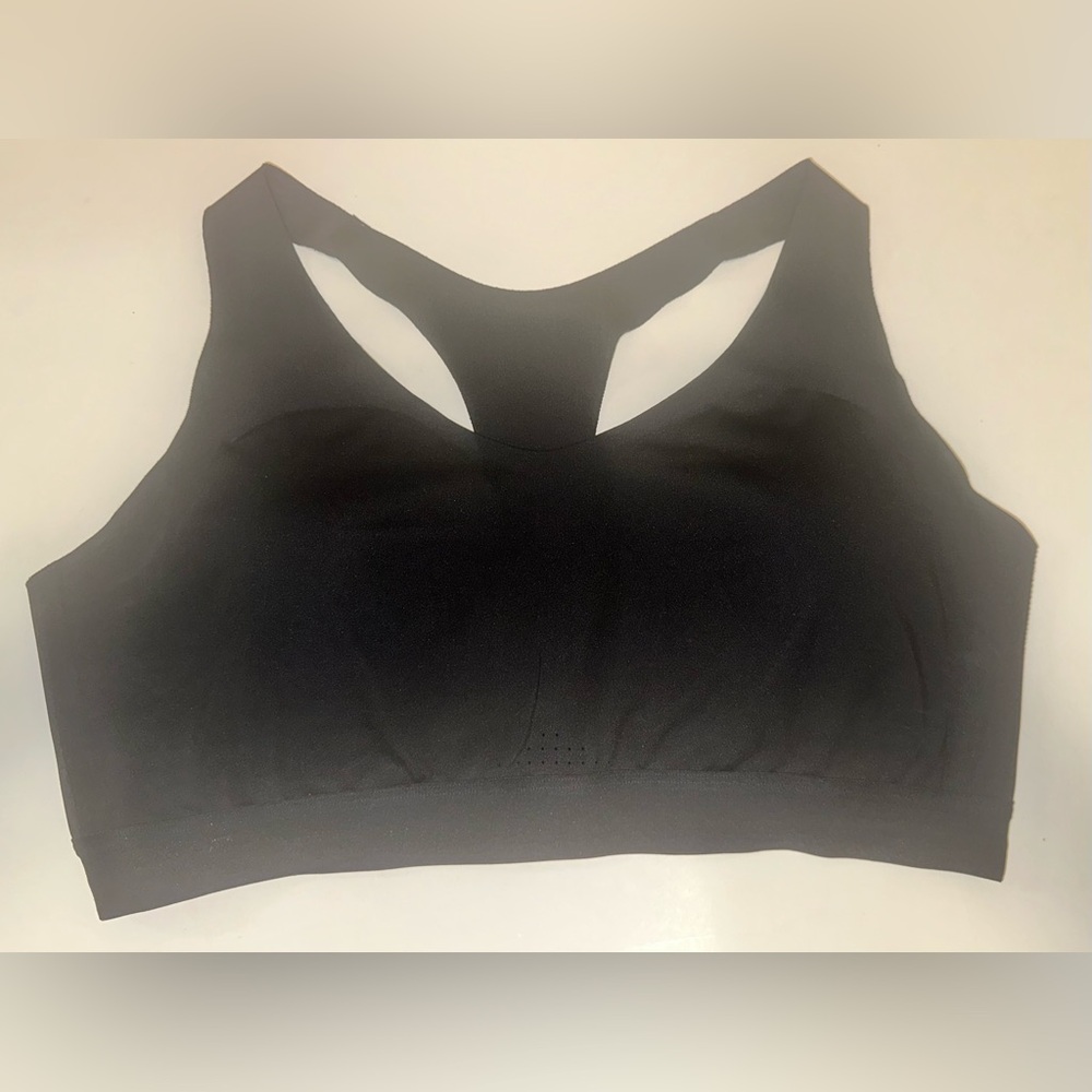 All in Motion Women's Medium Support Seamless Racerback Bra Plus Size‎ XXL Black